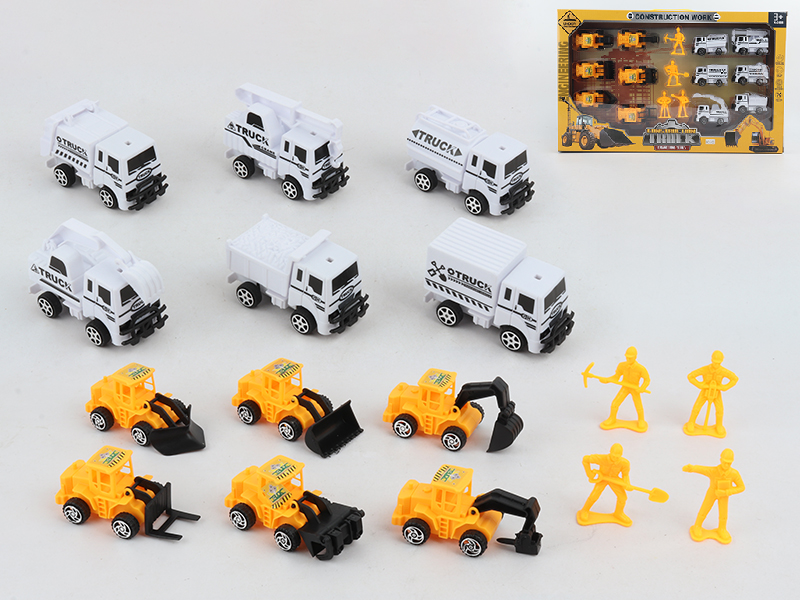 Slide Engineering Truck + Pull Back Engineering Truck