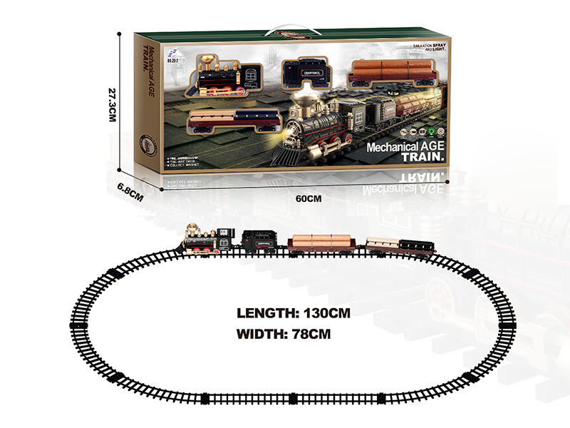 Intelligent Electric Spray Rail Train With Light And Music
