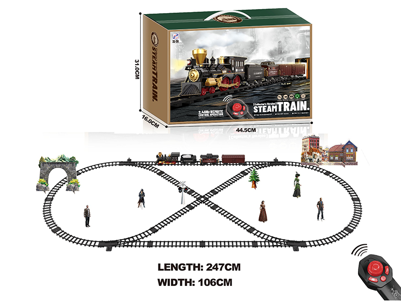 Stepless Speed Control  Remote Control Train(Including Battery)