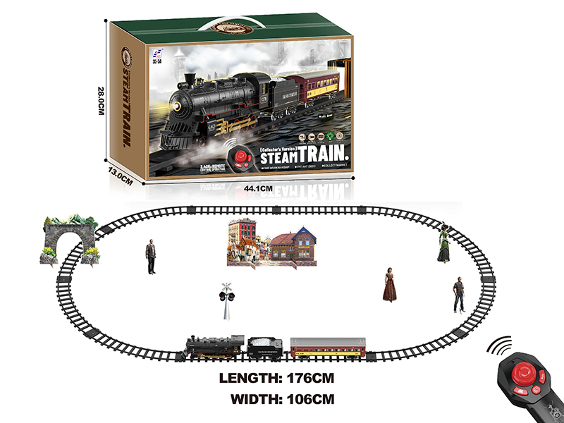 Stepless Speed Control  Remote Control Train(Including Battery)