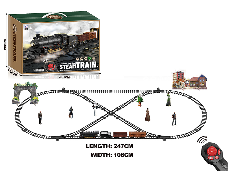 Stepless Speed Control  Remote Control Train(Including Battery)