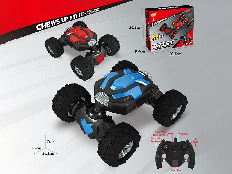 1:16 7-Channel Remote Control 4WD Stunt Twist Climbing Car