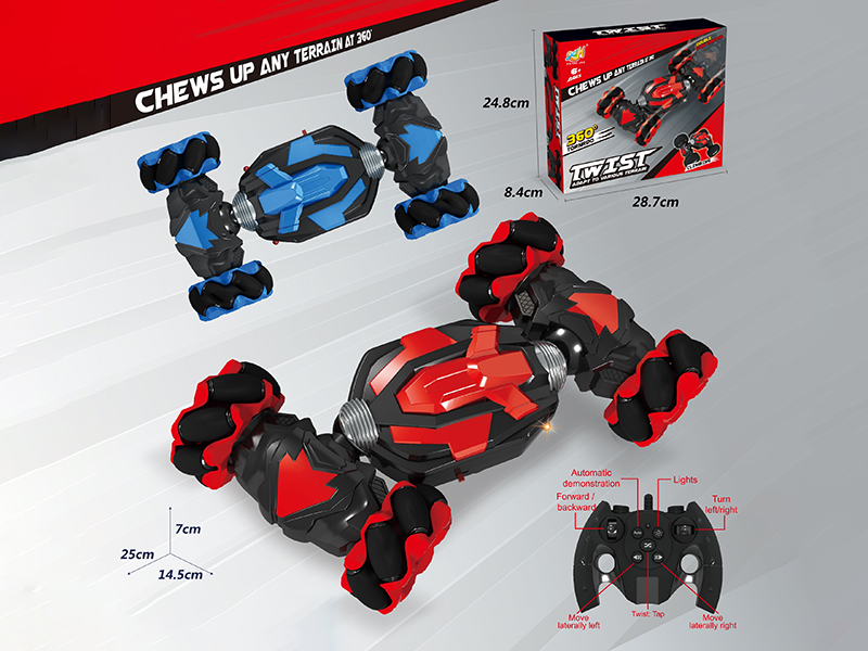 1:16 7-Channel Remote Control 4WD Stunt Twist Climbing Car