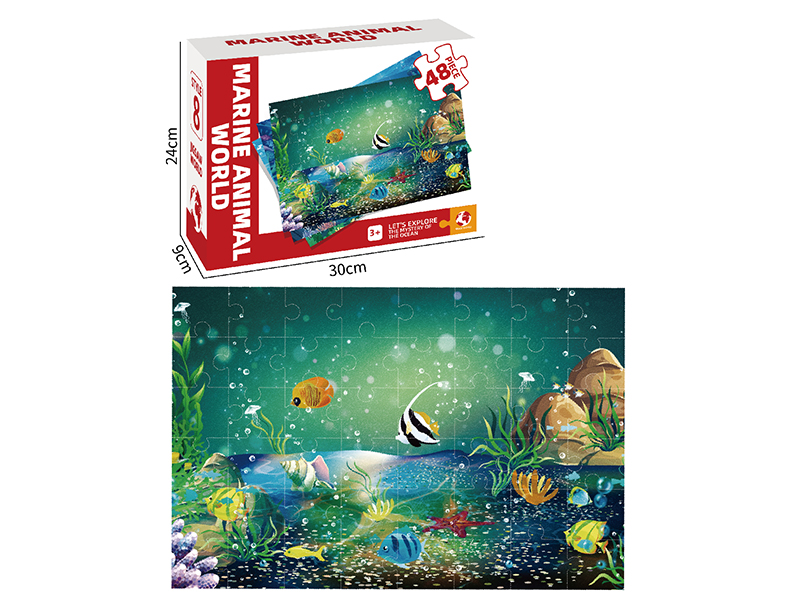 Marine Animal World Puzzles 48 Pieces