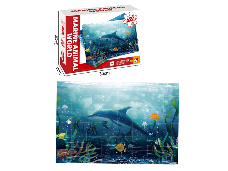 Marine Animal World Puzzles 48 Pieces