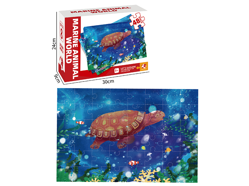 Marine Animal World Puzzles 48 Pieces