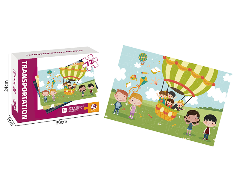 Transportation Series Puzzle 72 Pieces