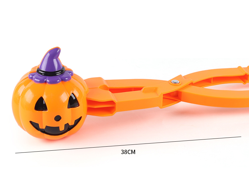 Halloween Pumpkin Snowball Clip