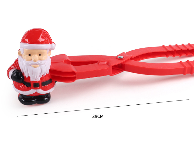 Santa Claus Snowball Clip