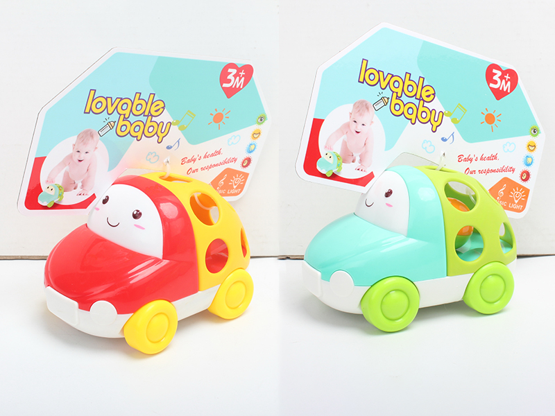 Small Car Soft Plastic Baby Rattle