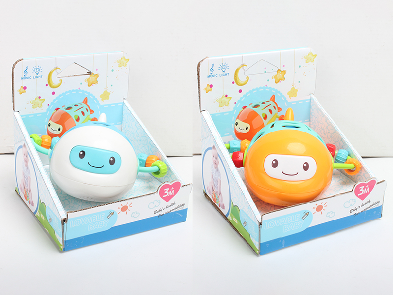 Airplane Soft Plastic Baby Rattle