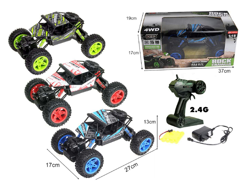 1:18 2.4G Remote Control PVC Climbing Car