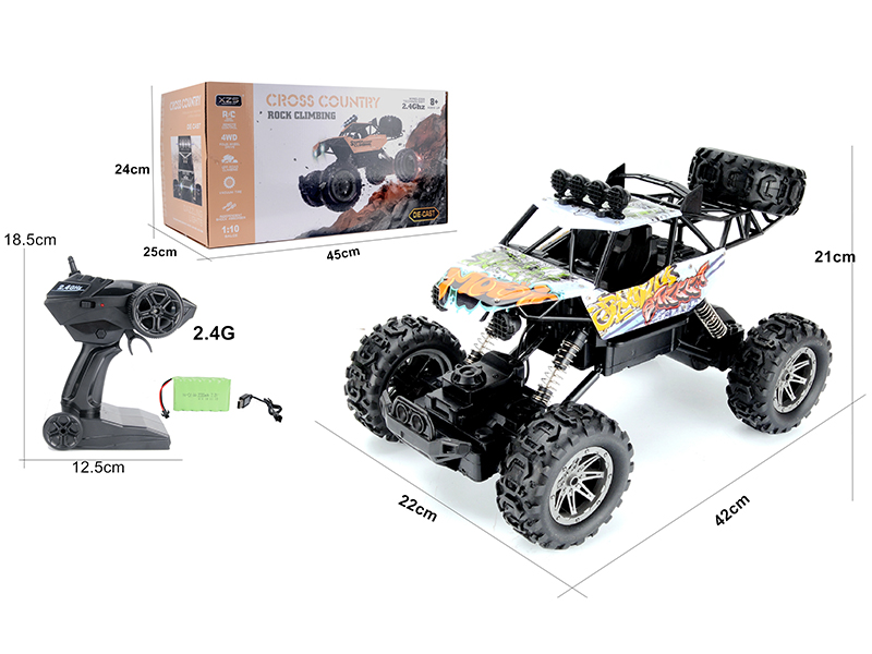 1:10 2.4G Remote Control Graffiti Climbing Car