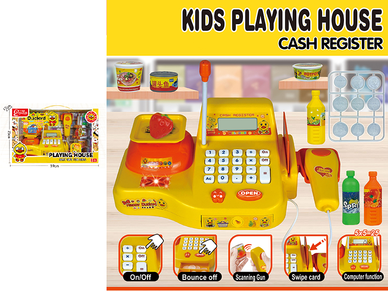 Simulated Cash Register With Lights