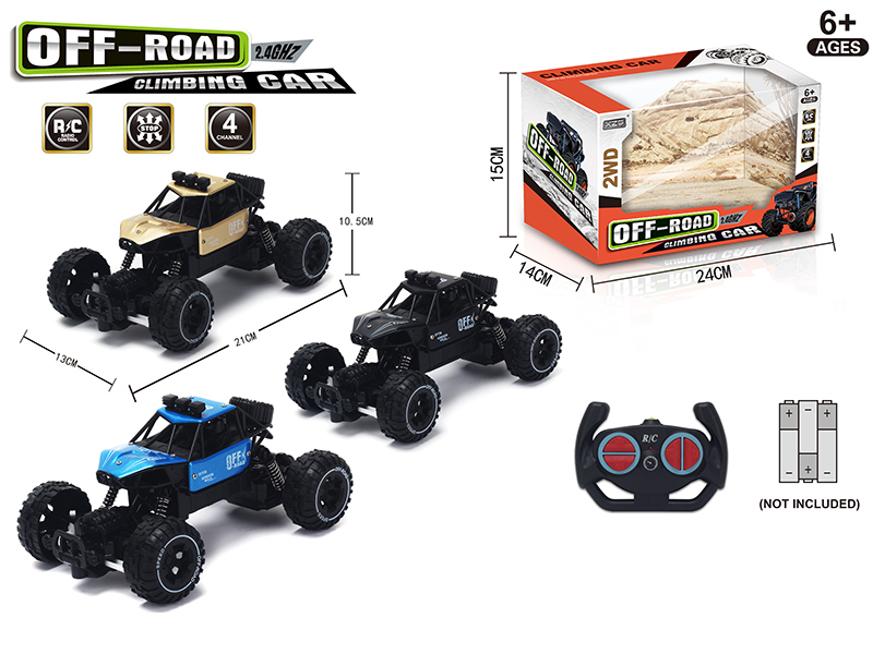 2.4G 4-Channel Remote Control Alloy Cross Country Car With Headlights