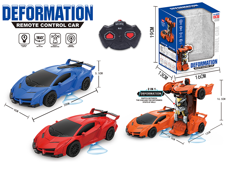 2-Channel Remote Control Transformation Car Lamborghini