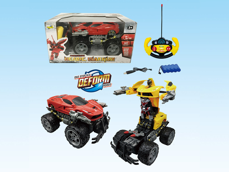 5Ch R/C Off Road One Button Deformation Vehicle (Ferrari)