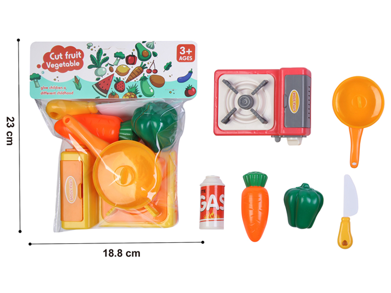 Vegetable Gas Stove Kitchen Set