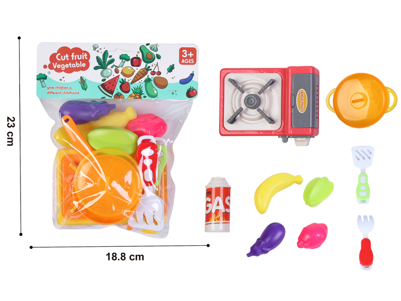 Fruit And Vegetable Gas Stove Kitchen Set