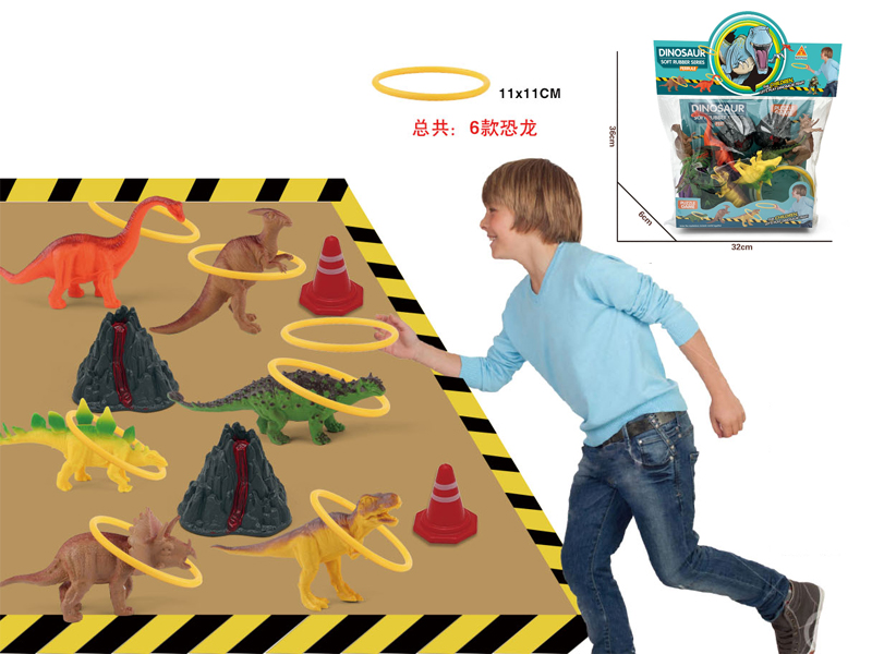 Pvc Dinosaur Loop 24Pcs