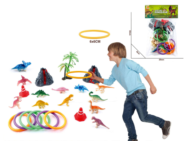 Pvc Dinosaur Loop 23Pcs