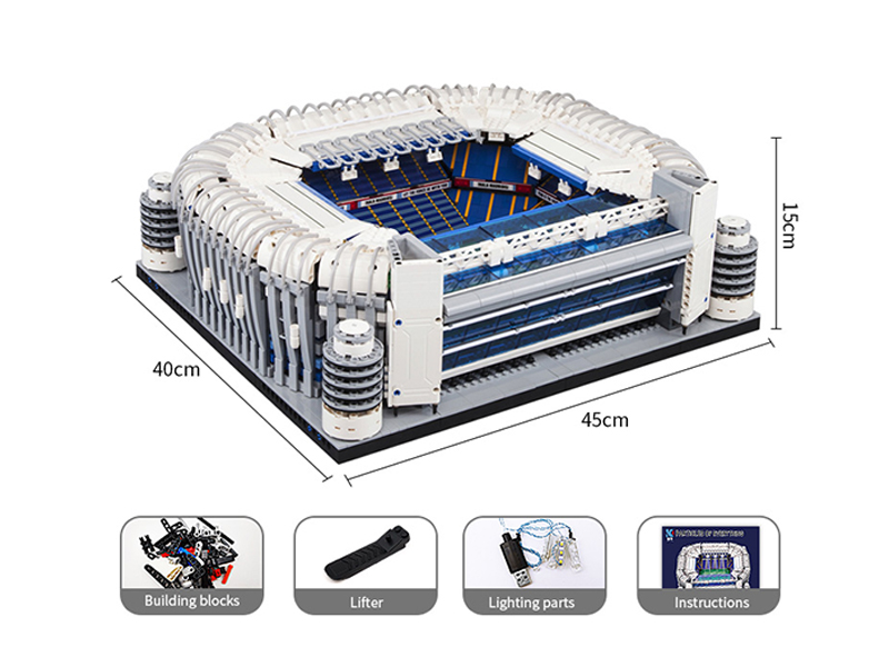 4750PCS Building Blocks Of The Bernabeu Stadium
