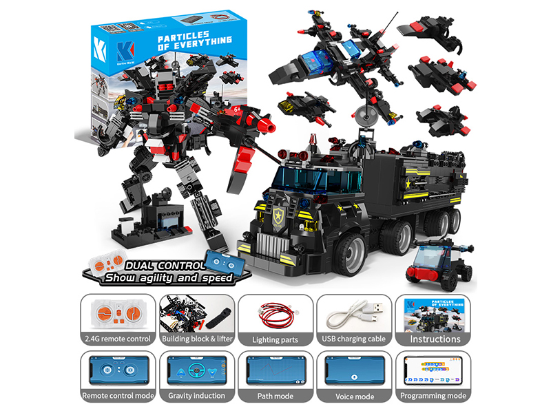 830+PCS Multi Variable Special Police Car Building Blocks