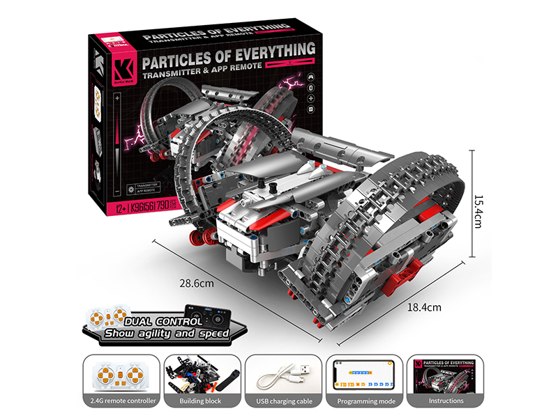 790+PCS Building Block Of Interstellar Anti Track Robot Car