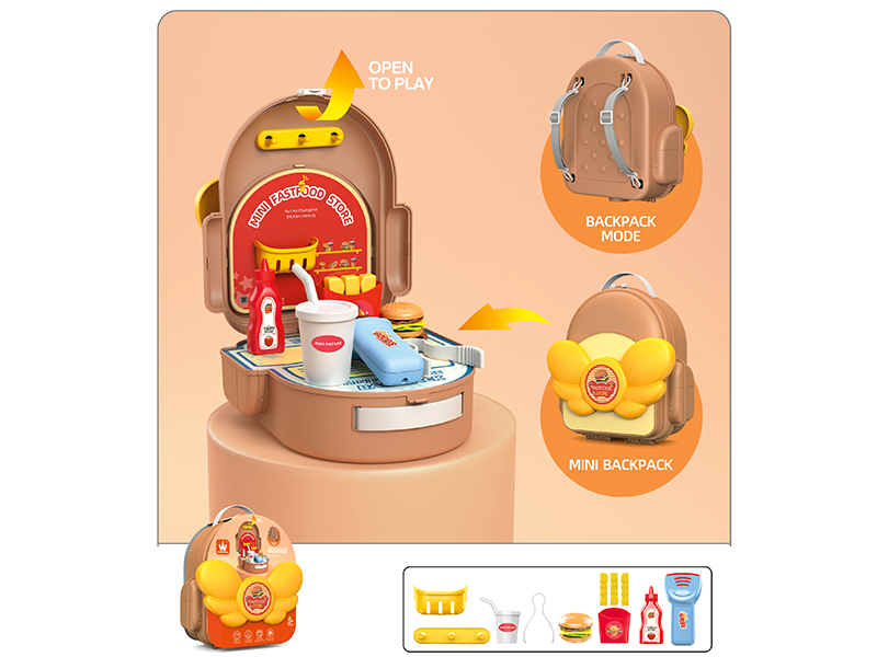 Mini Fast Food Store Backpack