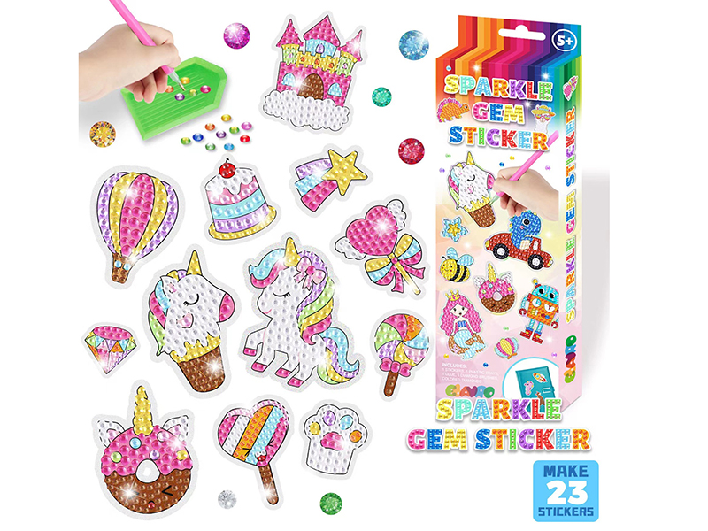 Sparkle Gem Sticker - Unicorn