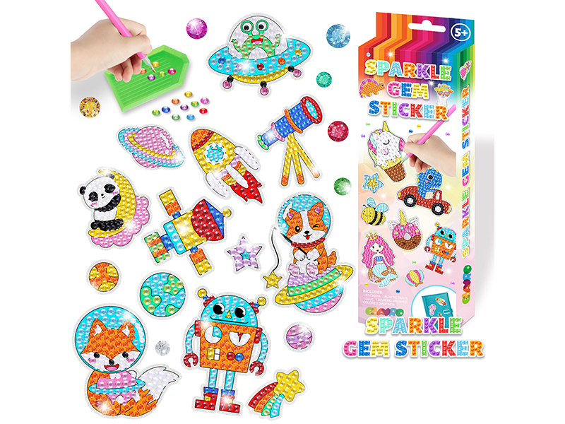 Sparkle Gem Sticker - Space