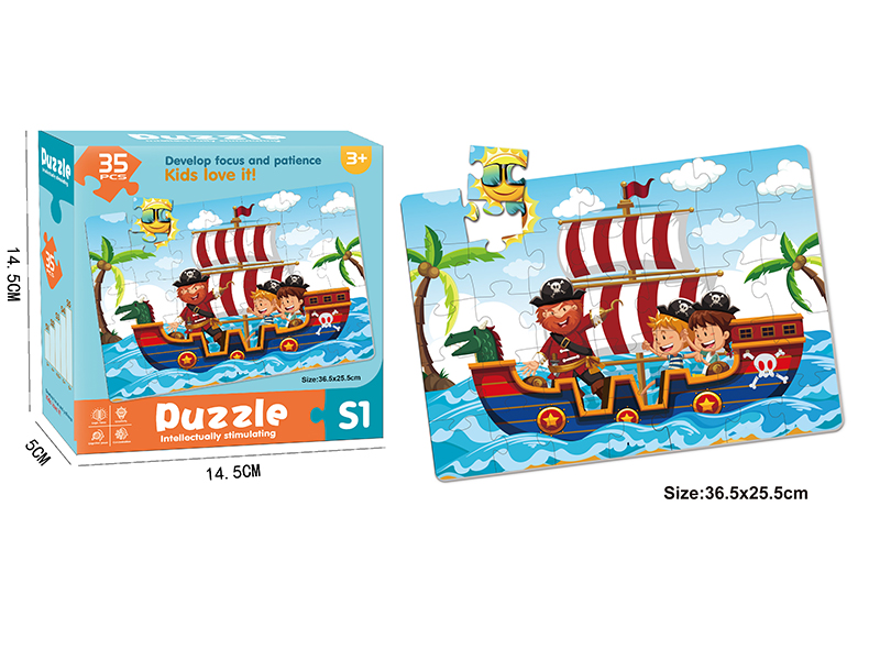 Pirate Puzzle 35pcs