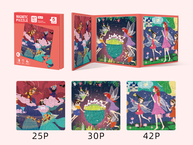Magnetic Puzzle Book Step 5 - Story 97PCS