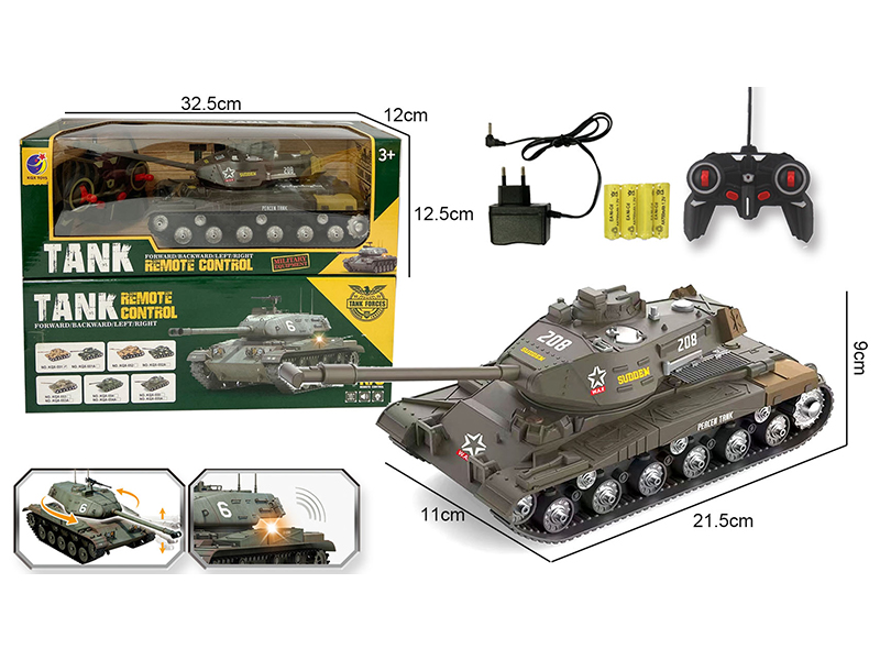 1:32 R/C 4Ch Tank With Light Music