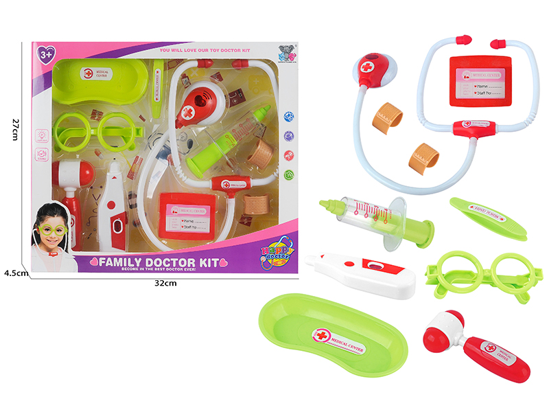 10Pcs Girl Doctor Toy Set