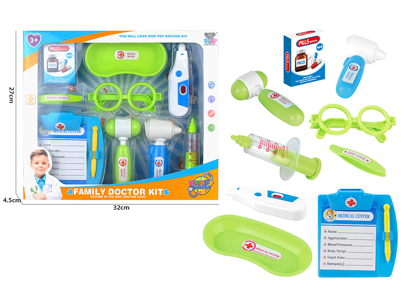 9Pcs Boy Doctor Toy Set