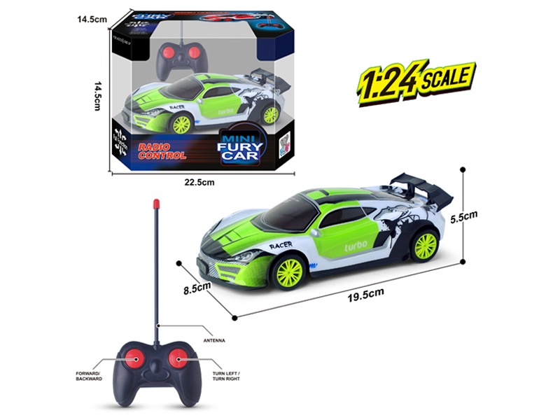 1：24 R/C 4Ch Pvc Car