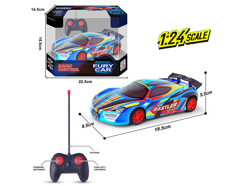 1：24 R/C 4Ch Pvc Car