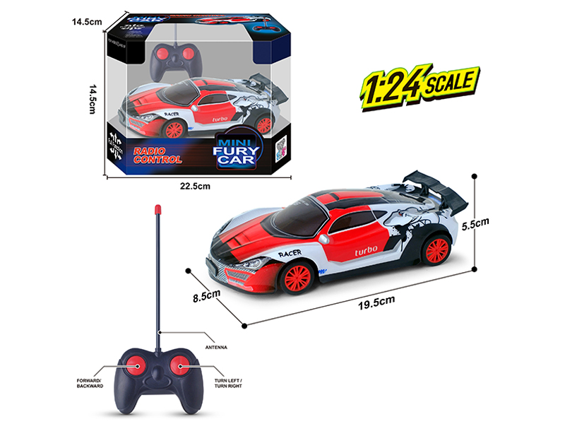 1：24 R/C 4Ch Pvc Car
