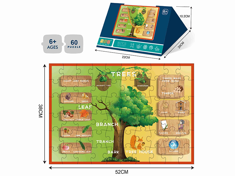 60 Pieces Jigsaw Puzzle - Mind Map(Tree)