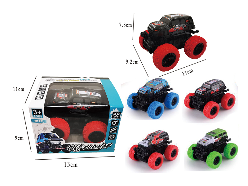 Double Friction Big Foot Cross-Country Climbing Metal Sheet Car