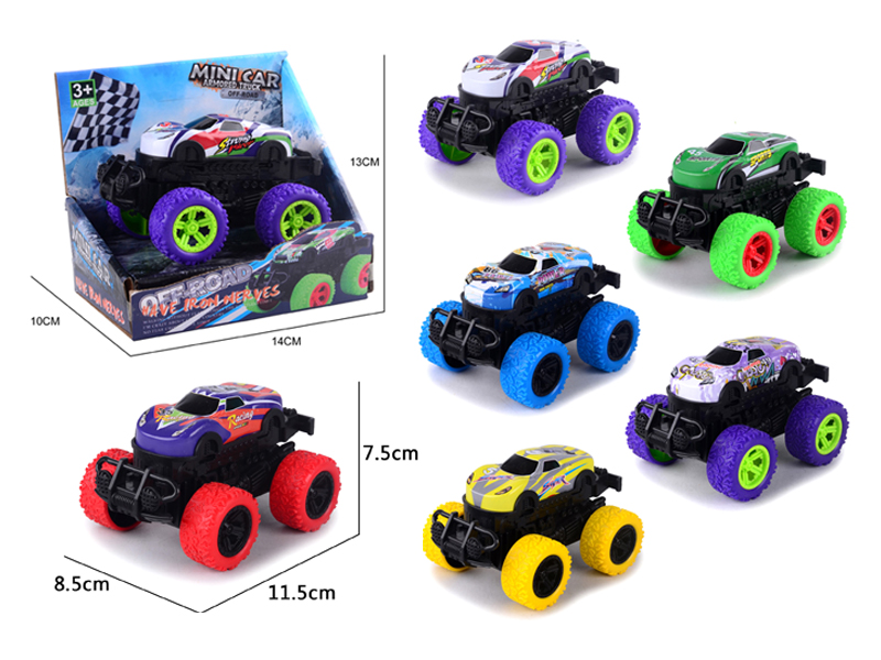 Friction Metal Impact Stunt Off-Road Vehicle