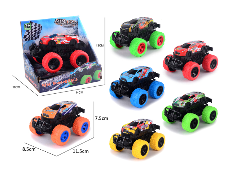 Friction Metal Impact Stunt Off-Road Vehicle
