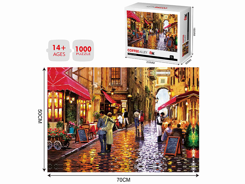 Coffee Alley Jigsaw Puzzle 1000 Piece