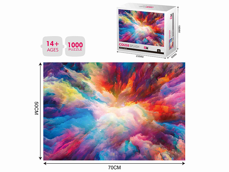 Jigsaw Puzzle 1000 Piece - Color Splash
