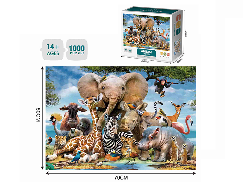 Animal World Jigsaw Puzzle 1000 Piece