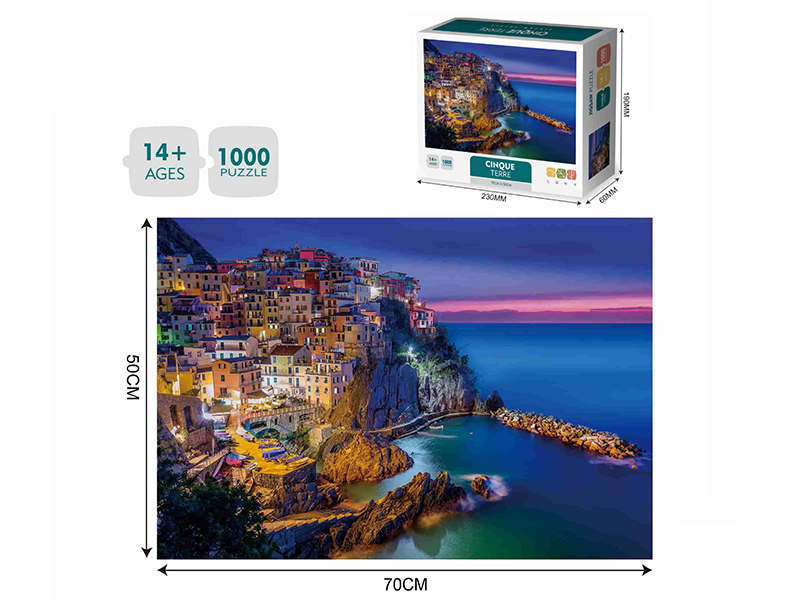 Cinque Terre Jigsaw Puzzle 1000 Piece