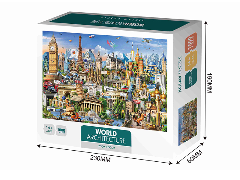 World Architecture Jigsaw Puzzle 1000 Piece