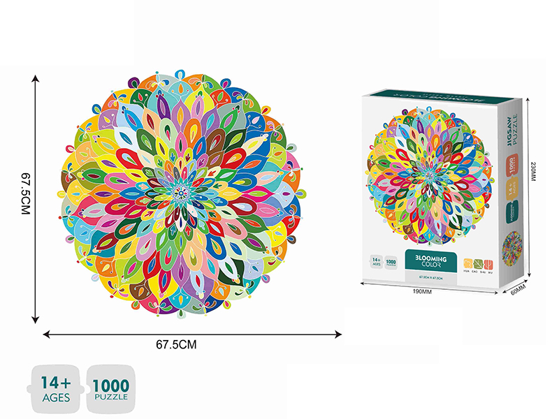 Jigsaw Puzzle 1000 Piece - Blooming Color