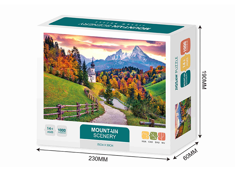 Mountain Scenery Jigsaw Puzzle 1000pcs